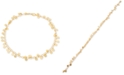 Giani Bernini Shaky Disc Ankle Bracelet in 18k Gold-Plated Sterling Silver, Created for Macy's